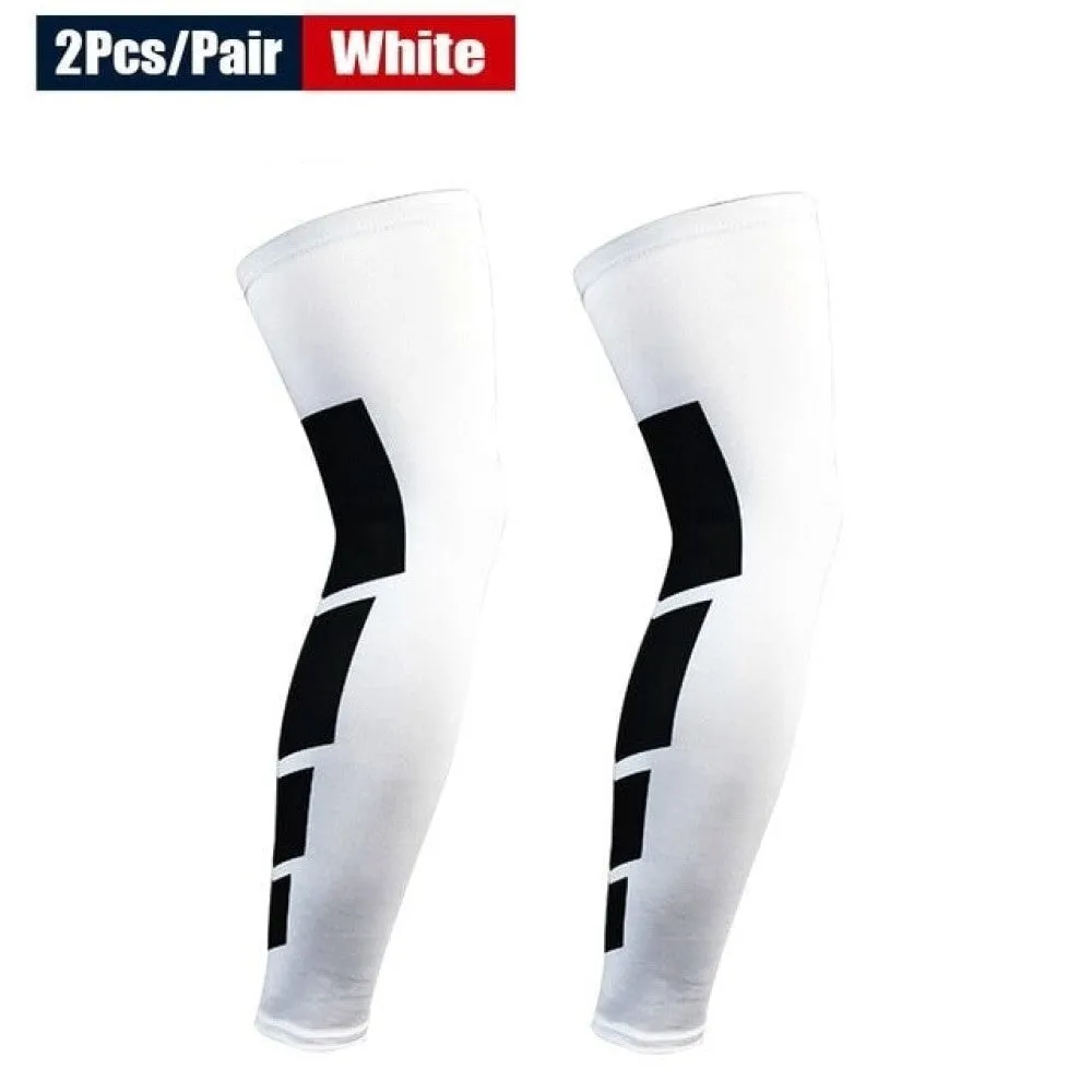 2pcs/pair Full Length Knee Brace Leg Sleeves for Men Women
