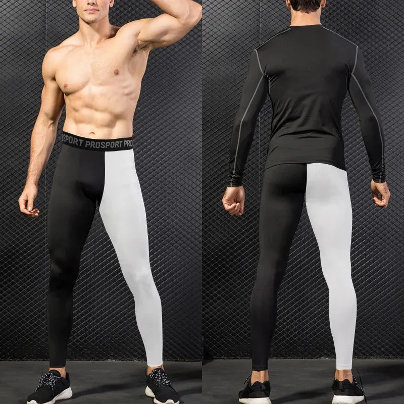 Aidase Gym Mens Fitness Running Sport Pants Athletics Tight Leggings Joggings Skinny Yoga Compression Trousers Lycras Sweatpants