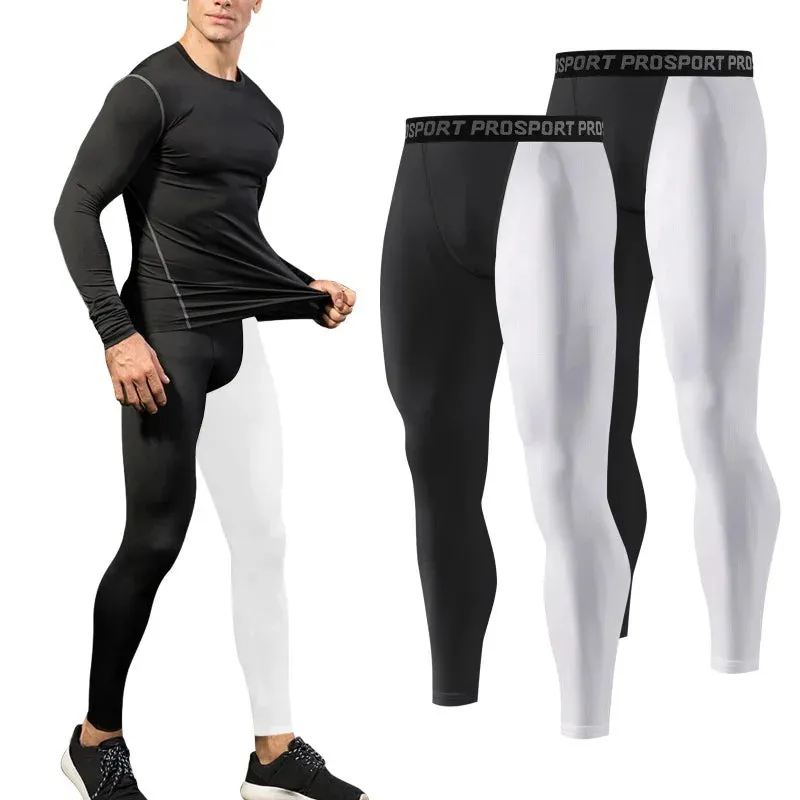 Aidase Gym Mens Fitness Running Sport Pants Athletics Tight Leggings Joggings Skinny Yoga Compression Trousers Lycras Sweatpants