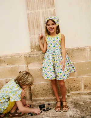 Back Detail Dress-Lavender Lemon Grove