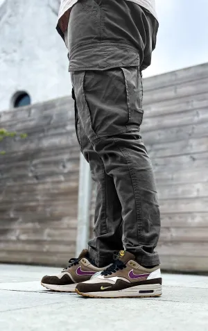 Blade contrast fabric cargo trouser Slate Grey