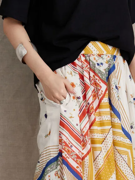 Boja Paneled Skirt