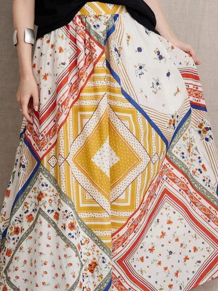Boja Paneled Skirt