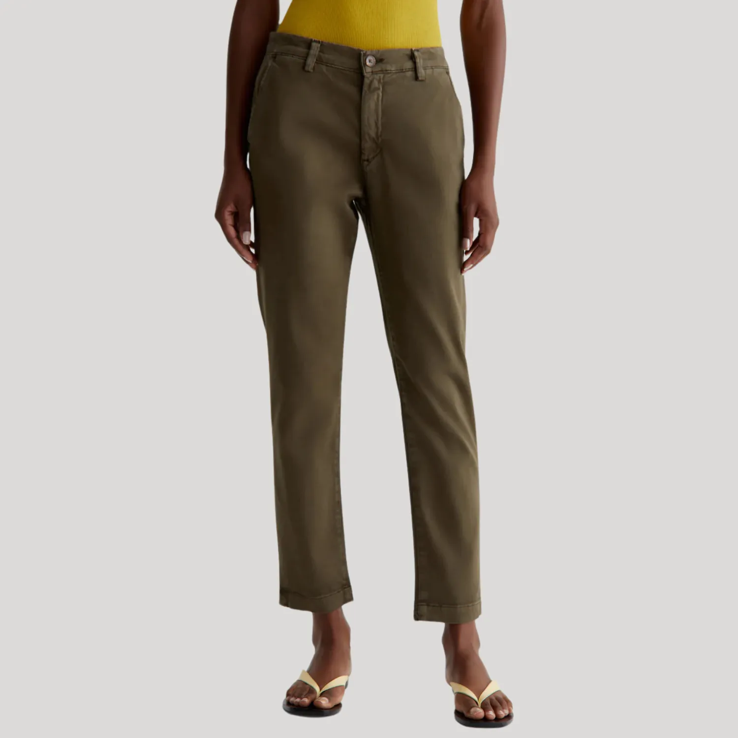 Caden Trouser (Sulfur Shady Moss)
