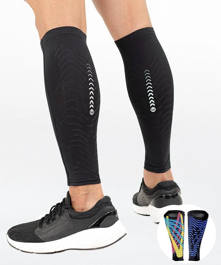 Calf Recovery Kinesiology Compression Sleeves C2