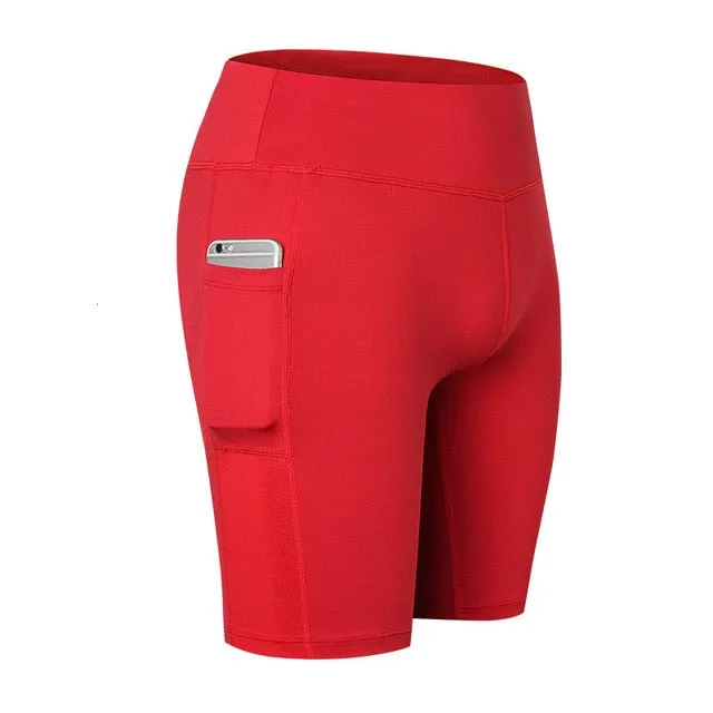 Clingy Pli Seamless Yoga Compression Shorts