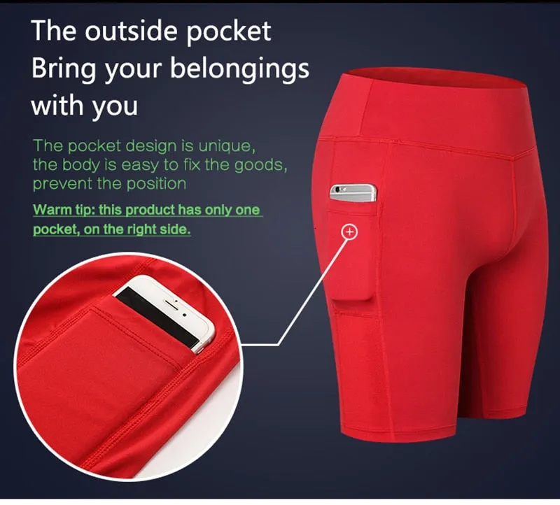 Clingy Pli Seamless Yoga Compression Shorts