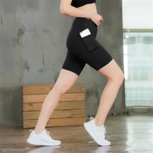 Clingy Pli Seamless Yoga Compression Shorts