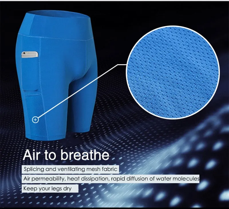 Clingy Pli Seamless Yoga Compression Shorts