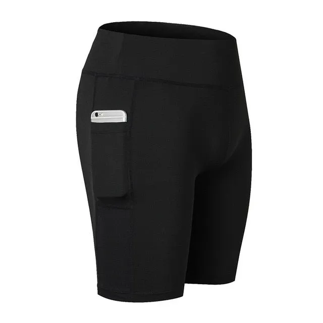 Clingy Pli Seamless Yoga Compression Shorts