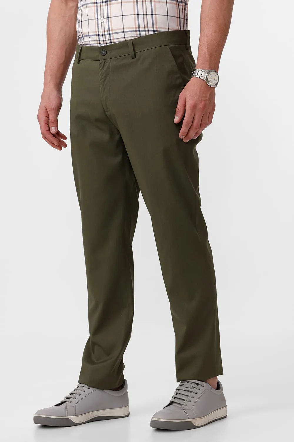 Drift Fit Catonic Poly Viscose Twill Trouser