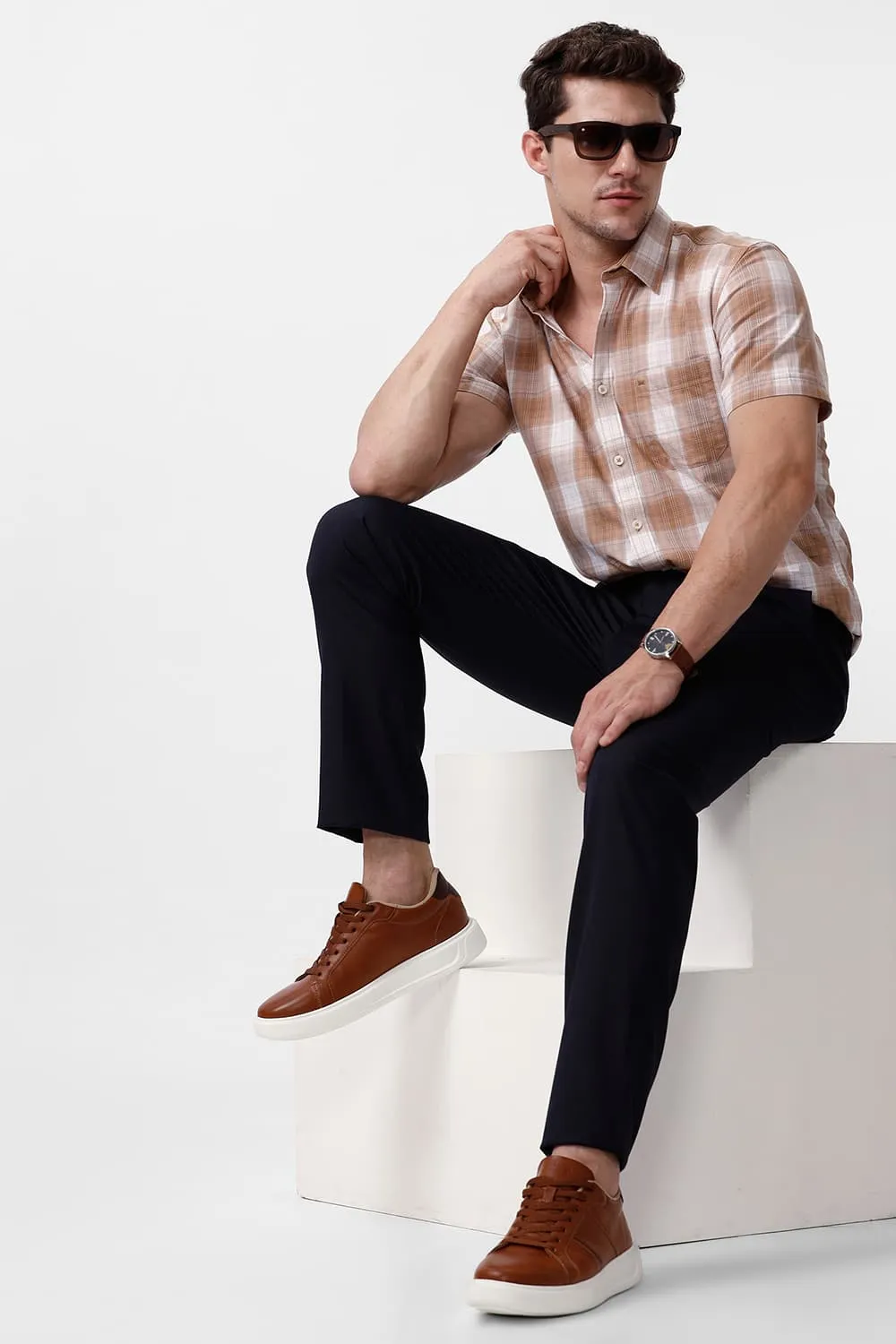 Drift Fit Catonic Poly Viscose Twill Trouser