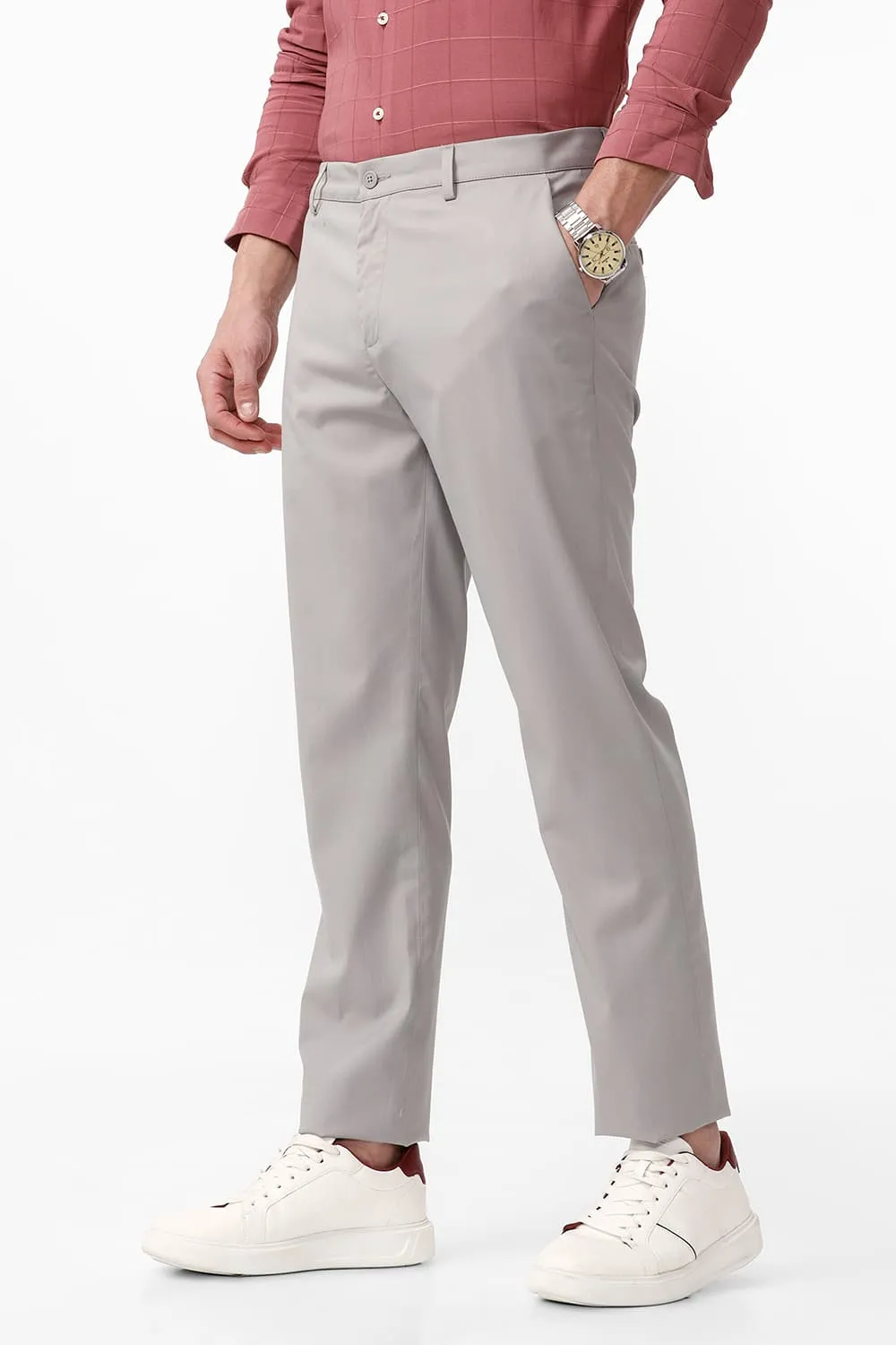 Drift Fit Catonic Poly Viscose Twill Trouser