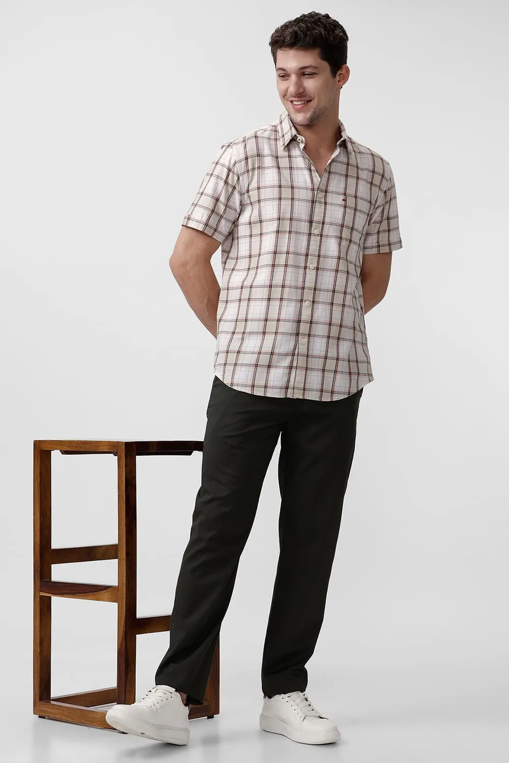 Drift Fit Catonic Poly Viscose Twill Trouser