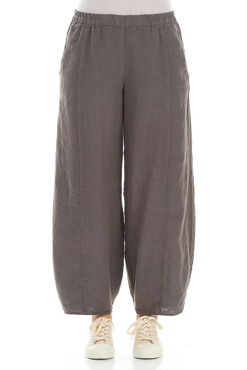 Loose Truffle Linen Trousers