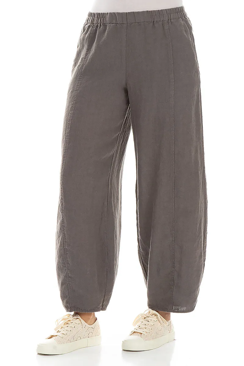 Loose Truffle Linen Trousers