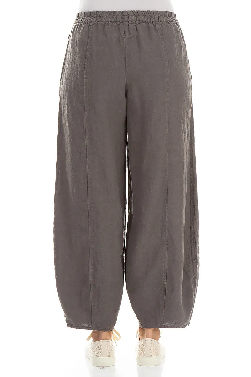 Loose Truffle Linen Trousers