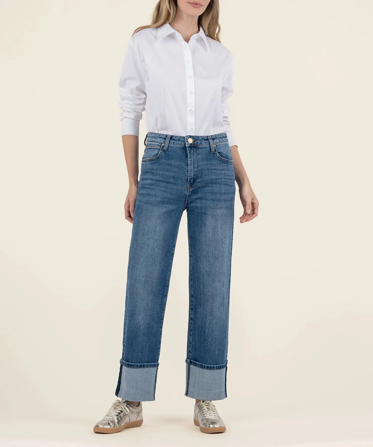 Sienna HR Wide Leg Roll Up