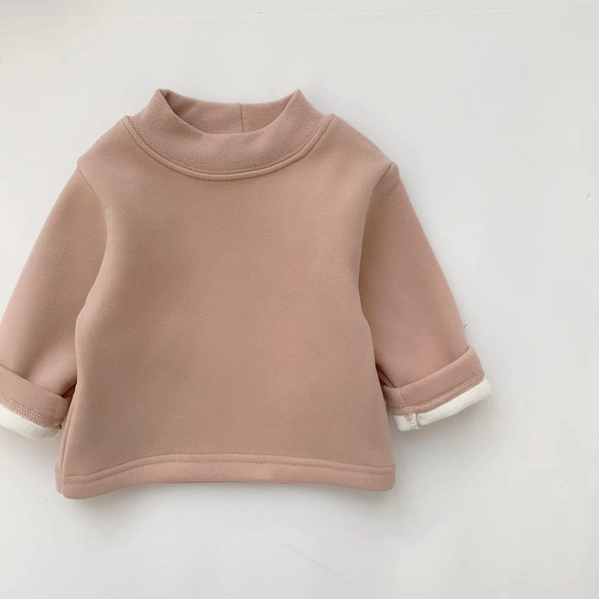 Solid Color Warm Plush Top