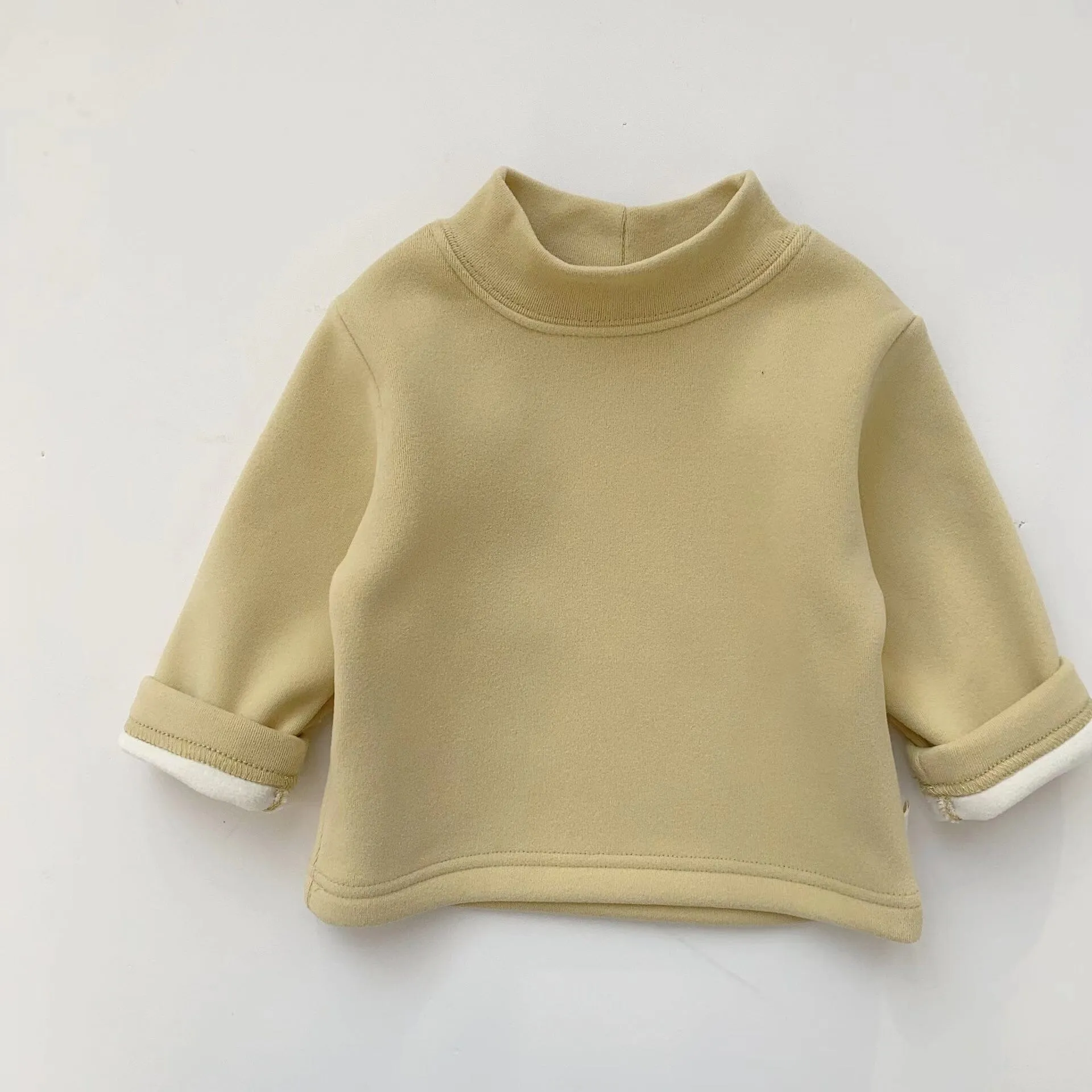 Solid Color Warm Plush Top