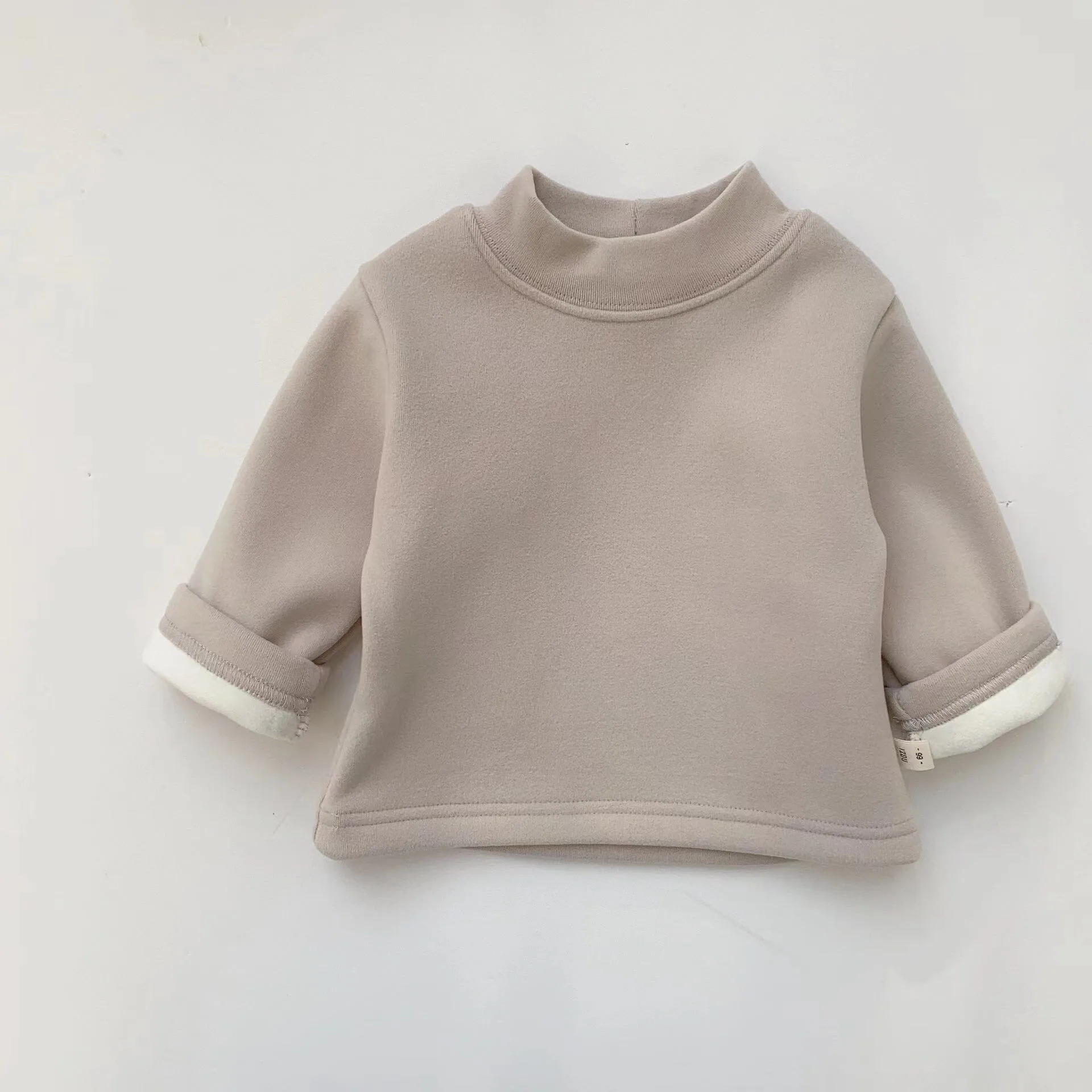 Solid Color Warm Plush Top