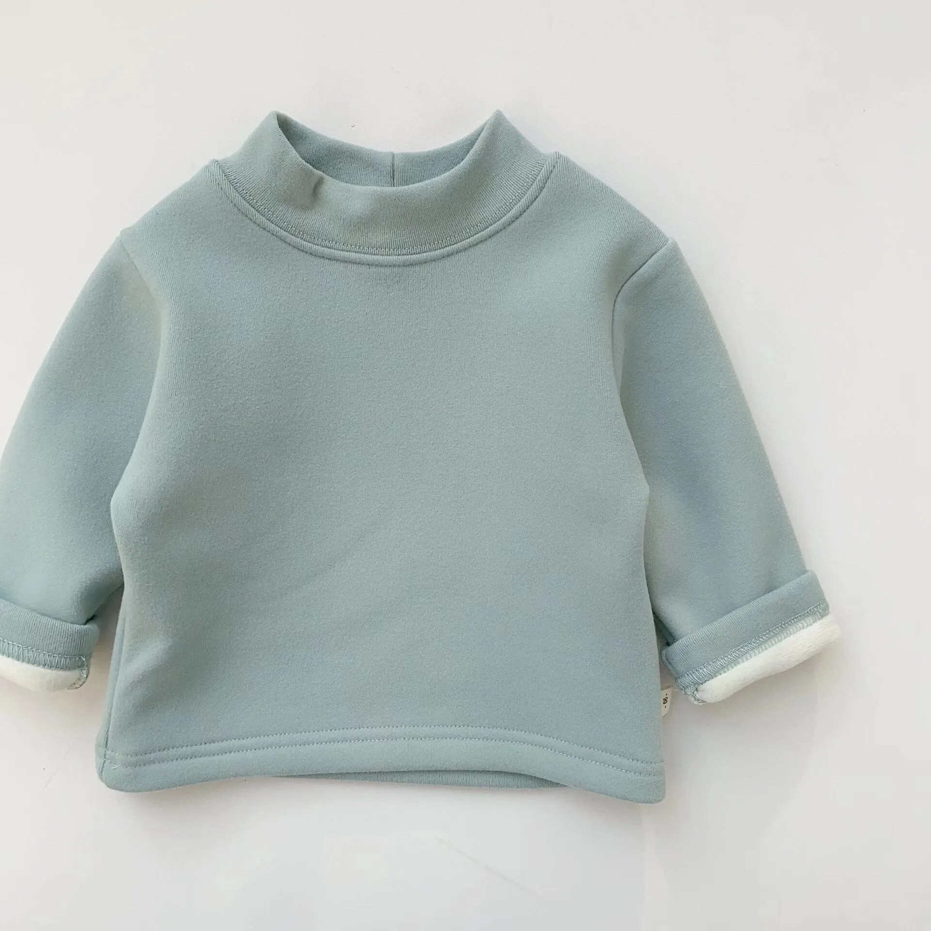 Solid Color Warm Plush Top