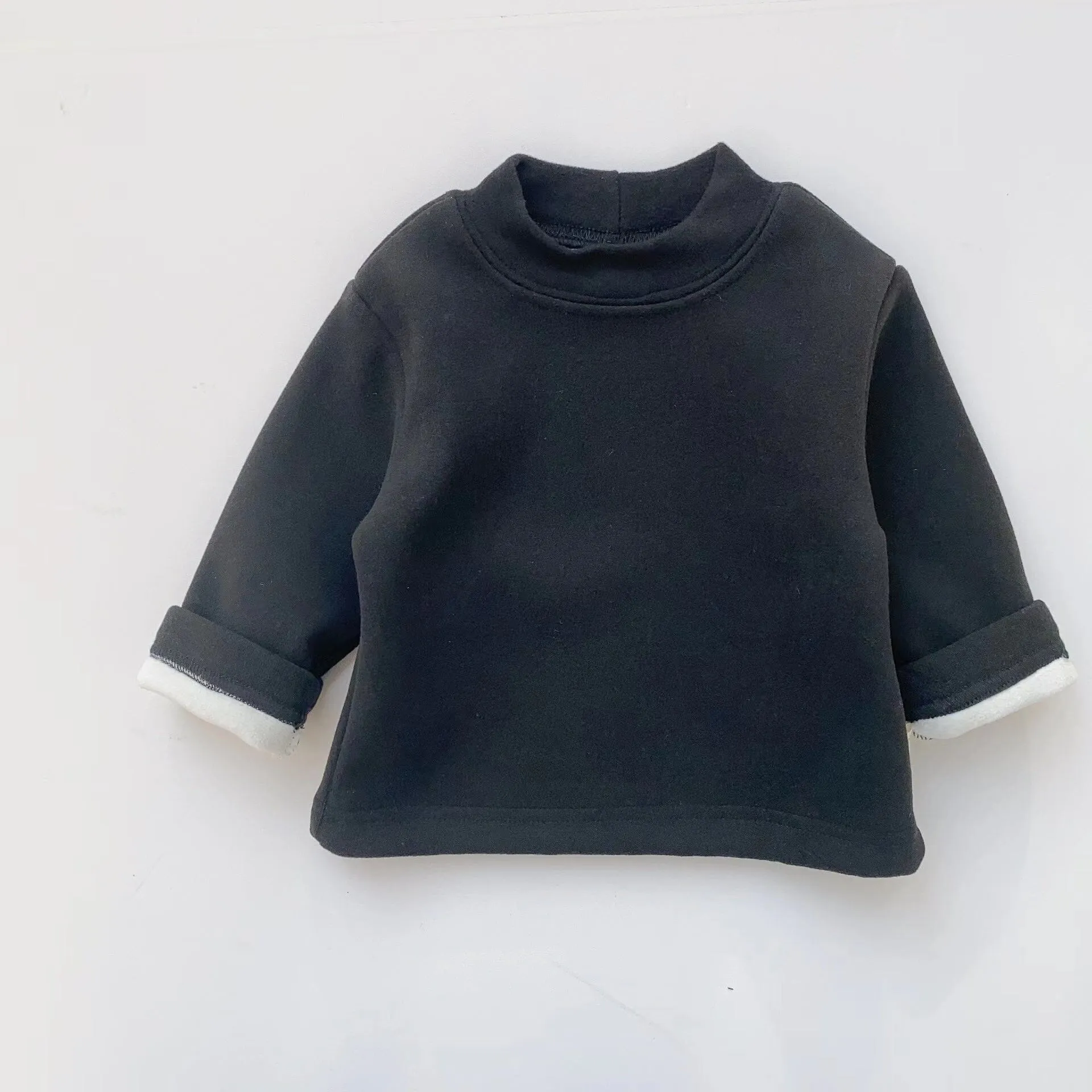 Solid Color Warm Plush Top