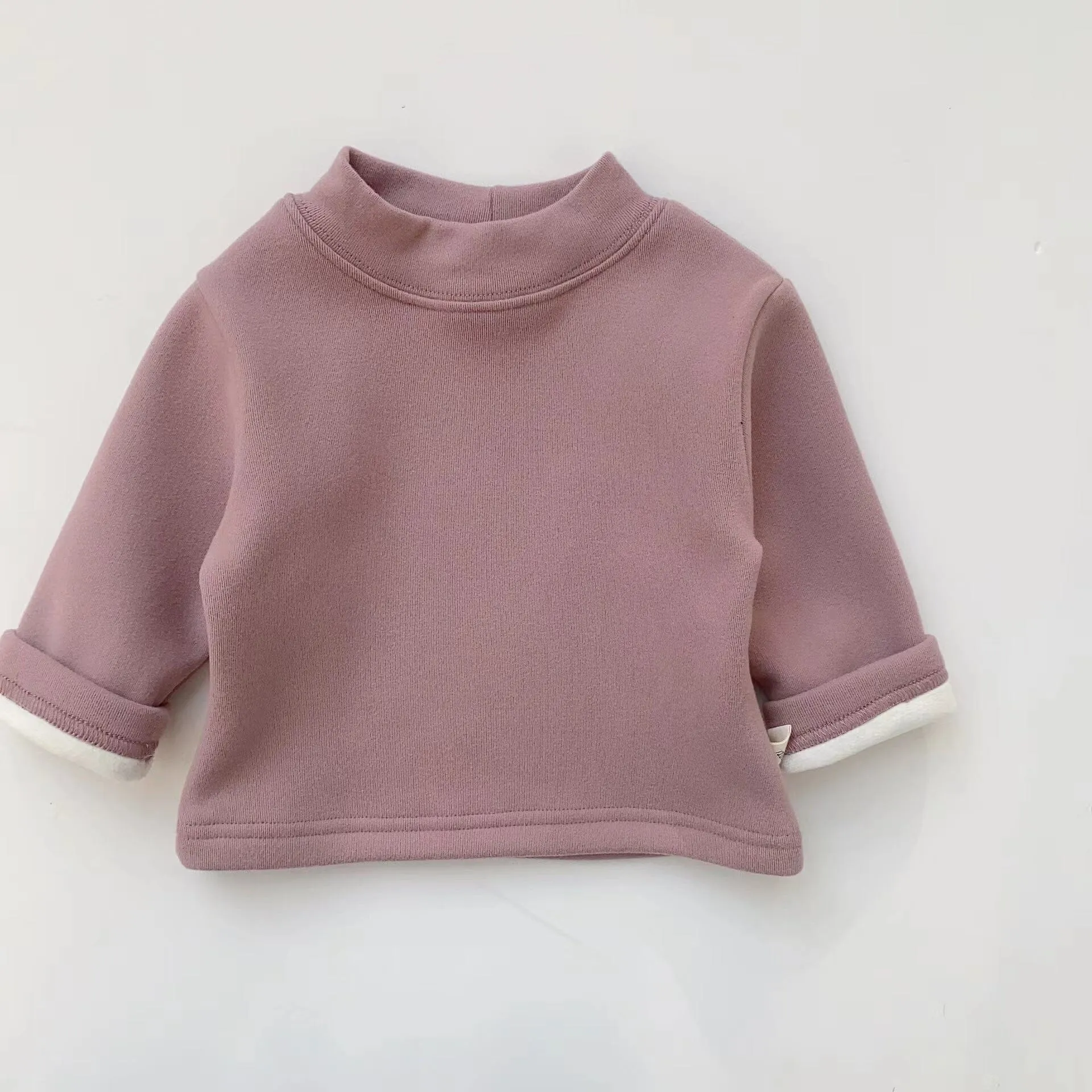 Solid Color Warm Plush Top