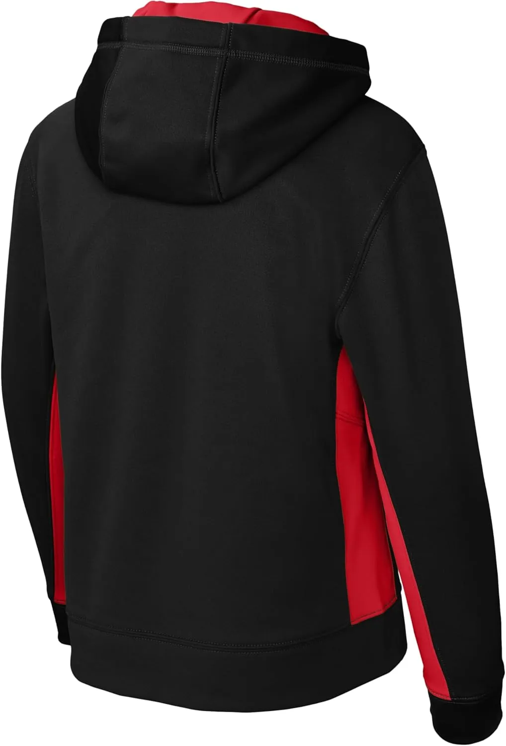SPORT-TEK Youth Sport-Wick Fleece Colorblock Hooded Pullover YST235