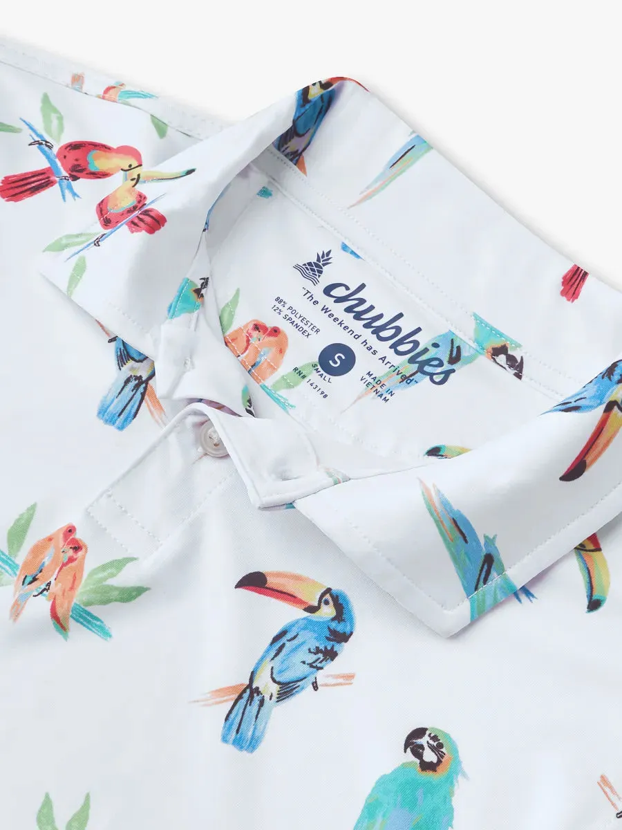 The Dude Where's Macaw (Boys Performance Polo)
